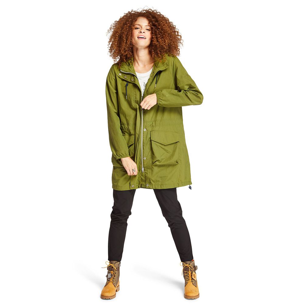 Parka Timberland Mujer Ligera Parka Verde Oliva - Chile VGF-631785